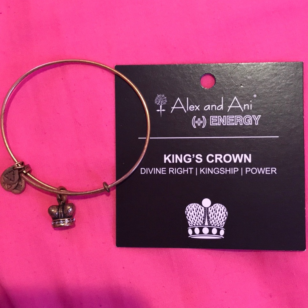 Alex and ani King’s crown Russian gold bracelet